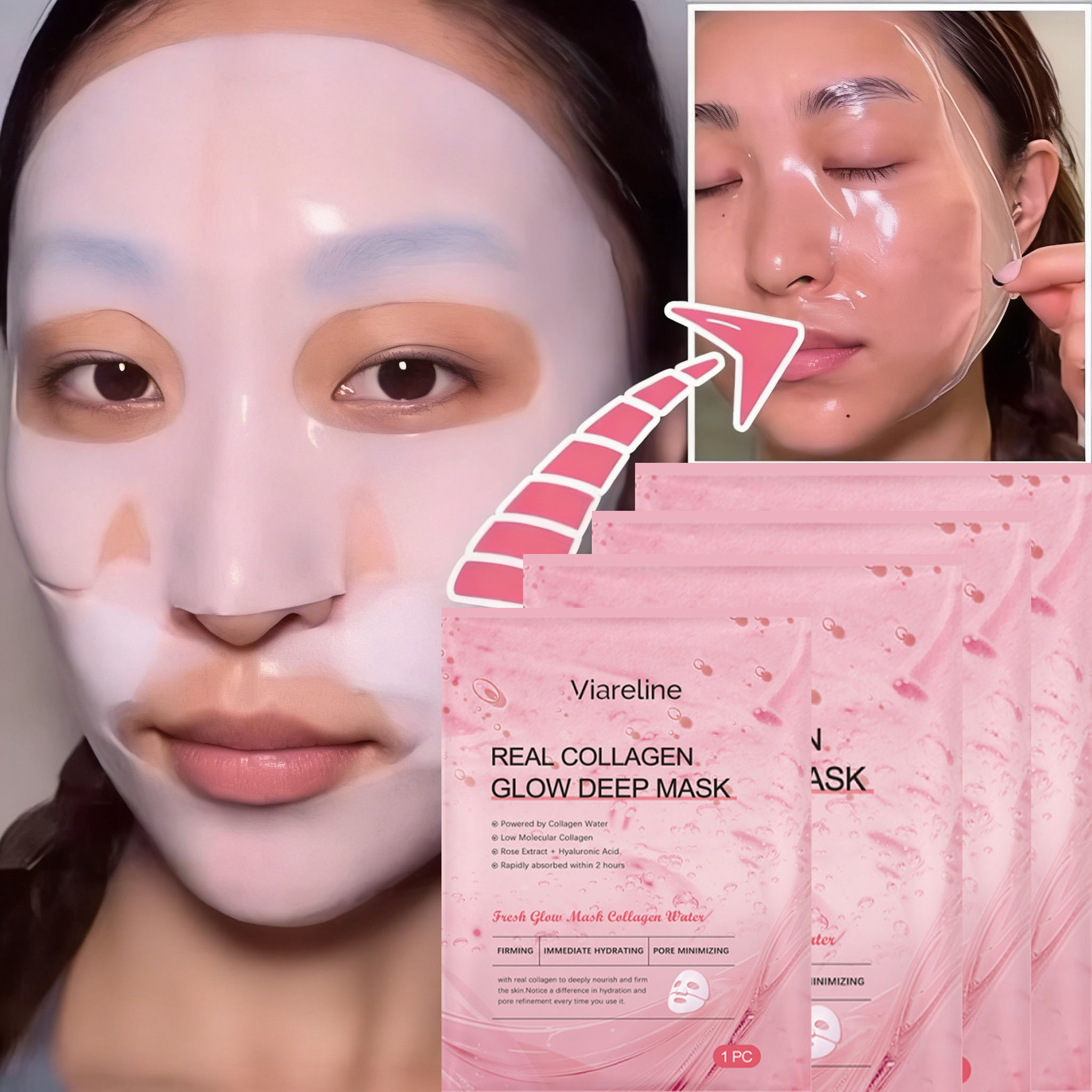Luxury Skincare Brands - Maschera Notturna al Collagene con DNA